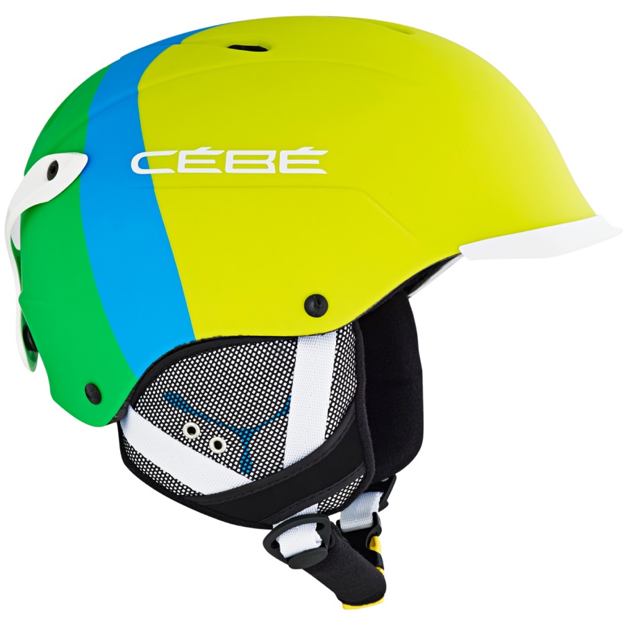 Cebe Contest Visor Pro Ski/Snowboard Helmet, XL, Lime